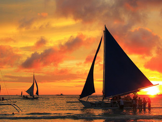 【长滩岛5晚7天自由行】全程当地四星级酒店 宿雾太平洋航空