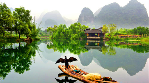 <深度龙脊-桂林+龙脊梯田 双卧七日>银子岩+象鼻山+山水间                                     