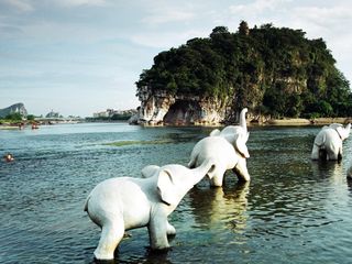 【广西全景】新桂林、大漓江、阳朔西街+南宁+北海银滩+涠洲岛双卧八日游（单飞7日，双飞6日）                                     